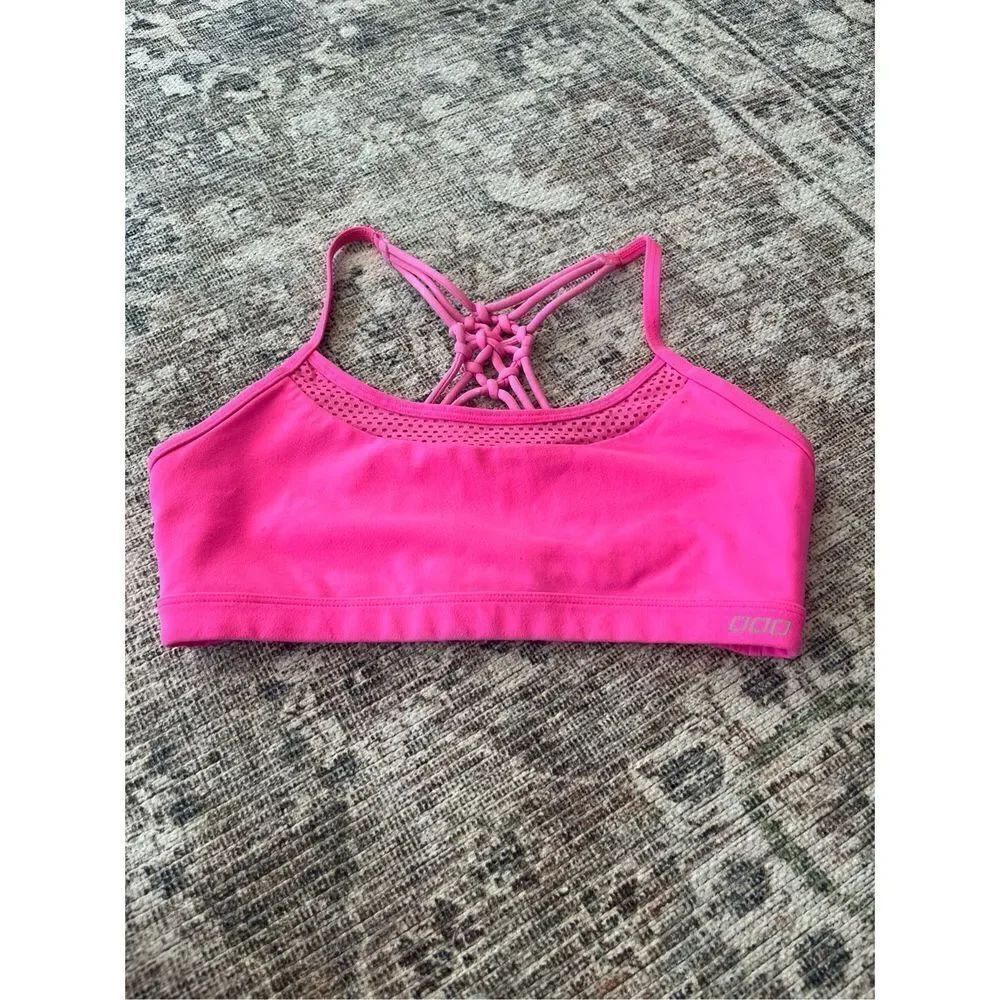 Lorna Jane Fuchsia Pink Sports Bra Size 8
